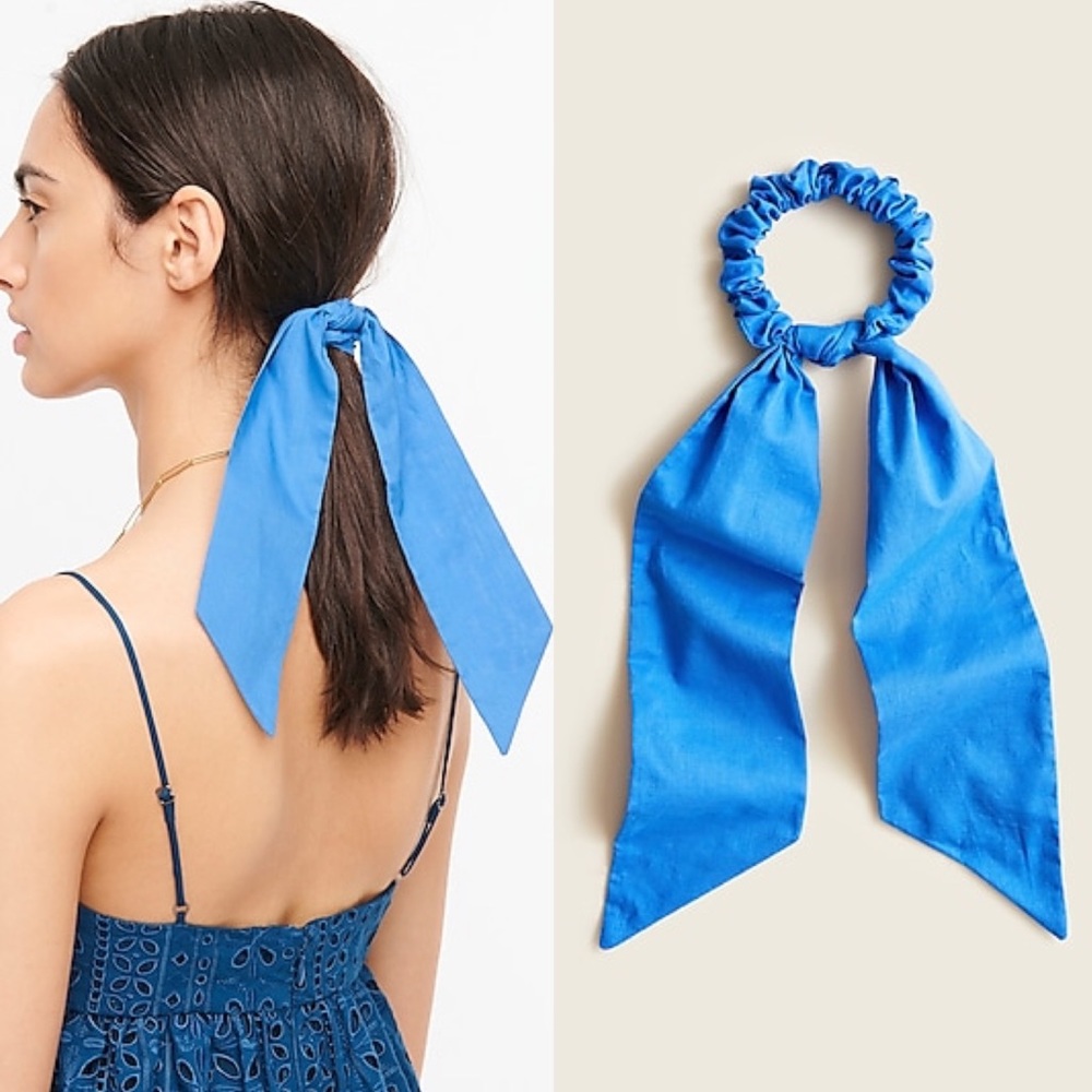 J. Crew Twilly Scrunchie In Cotton - Picture 1 of 4
